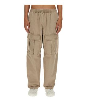 Acne Studios Prudento Cotton Ripstop Trousers - male - Acne Studios - Wide Trousers - Beige - L - Trousers
