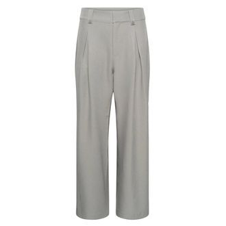 MY ESSENTIAL WARDROBE Dames, Broeken, Beige, Maat: XL Leer