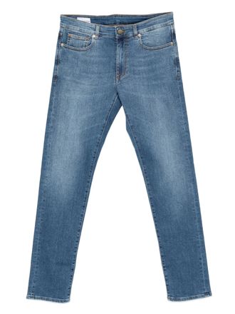 Incotex Medium Blue Classic Straight-Leg Jeans