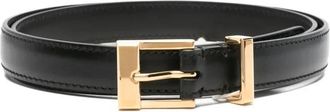 Khaite Stijlvolle Riem met 2cm Breedte - Dames - Riemen - Zwart - 85 CM - Accessoires