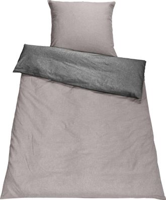 Setex Wendebettwäsche »Chambray« 2 Stk. tlg. mit Wendefunktion