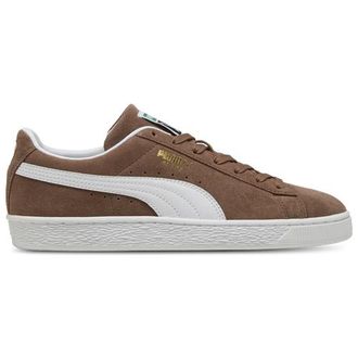 Puma Mens PUMA Suede Classic - Basketball Shoes Brown/White Size 10.0