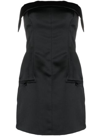 Philosophy di Lorenzo Serafini Abito corto senza spalline - Nero