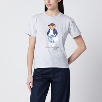 Polo Ralph Lauren T-shirt Polo Bear in cotone grigia