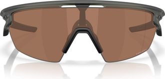 Oakley Prizm Road Sport 36mm Rectangular Sunglasses in Matte Olive/Tungsten at Nordstrom