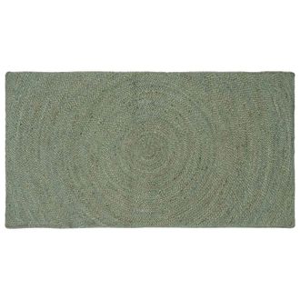 vidaXL Alfombras De &Aacute;rea Verde Oliva 100 X 200 Cm Yute Vidaxl