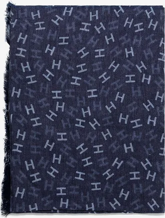 Hemisphere Schal aus Wolle und Leinen Nies