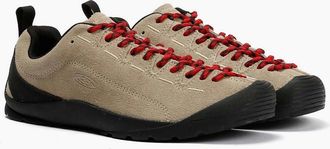 Keen Mens Keen Jasper Suede Mens Silver Mink Trainers - Cream - Size: 8.5