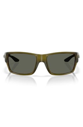 Costa Tailfin 60mm Sunglasses in Seagrass /Gray 580G at Nordstrom