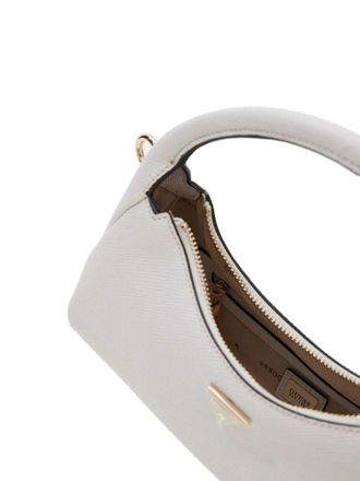 Guess Womens Hobo Bag Off White Polyurethane - Handbags