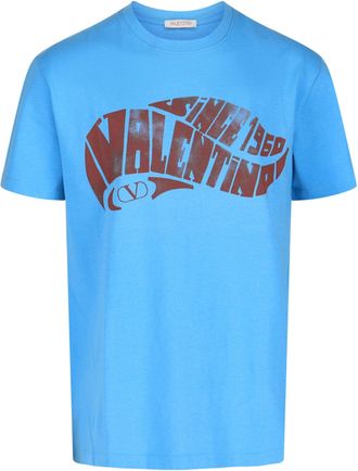Valentino Logo-Print Cotton-Jersey T-Shirt
