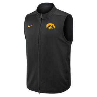 Nike Iowa Victory Nike Mens Therma-FIT College Full-Zip Vest in Black | 03OJ00AIA-3VN