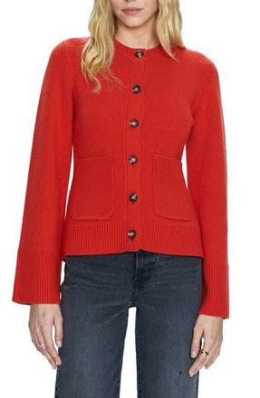 Pistola Denim Dani Patch Pocket Cardigan in Rouge at Nordstrom Rack, Size X-Small