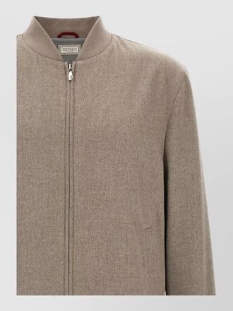 Brunello Cucinelli cashmere bomber jacket