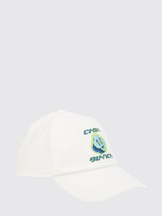 Casablanca Cappello da baseball in cotone con logo ricamato e cinturino regolabile