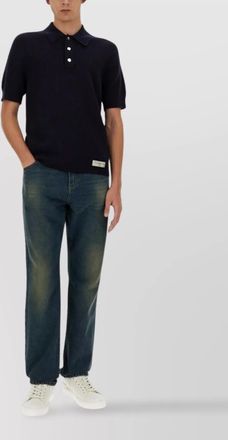 Balmain merino wool regular-fit polo shirt