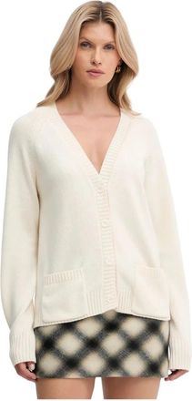 Silvian Heach Mathis Cardigan - Dames - Vesten - Beige - L - Wol - Truien & Vesten