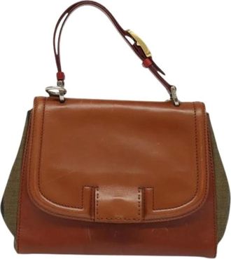 Fendi Pre-owned Handbags, female, Brown, Size: ONE SIZE Pre-owned Vintage Handbag