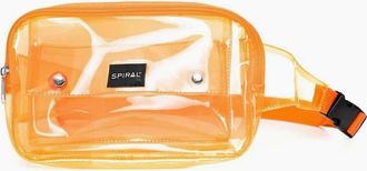 Spiral Womens Statement Grab Bag with Logo Patch - Orange - Size: ONE size