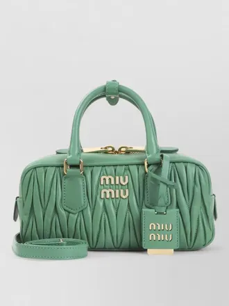 Miu Miu lamb leather mini handbag shoulder strap