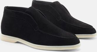 Scarosso Leonardo Boots in Black - Suede at Nordstrom, Size 40.5