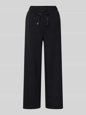 Soyaconcept Wide Fit Sweatpants in verk&uuml;rzter Passform Modell Banu in Black, Gr&ouml;&szlig;e XXL