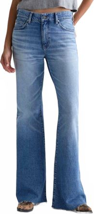 AG - Adriano Goldschmied Georgia Relaxed Flare Jean In Medium Blue