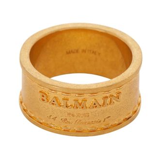 Balmain Signature Tubular Ring - Dames - Ringen - Geel - S - Accessoires