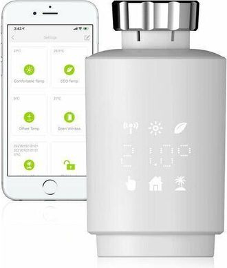 OEM V&aacute;lvula Termost&aacute;tica Inteligente Para Radiador, Termostato Programable Zigbee, Compatible Con Smart Life Alexa Y Google, [se Requiere Puente Tuya Zigb