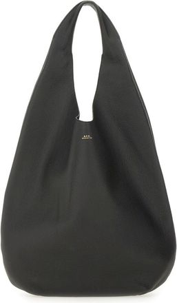 A.P.C. Womens Le Neige Bag Black Leather Shoulder