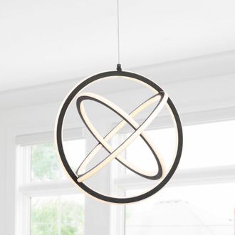 Jonathan Y Designs Orbit 16.5 Adjustable Integrated LED Metal Pendant