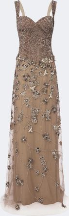 Georges Hobeika Embellished tulle gown