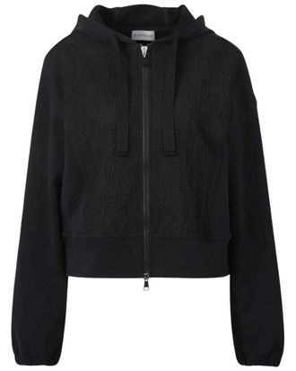 Moncler Plush Hooded Cardigan