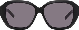 Givenchy Square Ladies Sunglasses GV40075F 01A 56