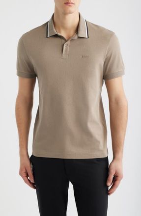 BOSS Paddy Cotton Polo in Light/Pastel Green at Nordstrom, Size Xx-Large