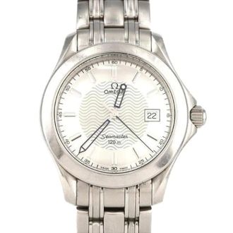 Omega Pre-owned Watches, female, Gray, Size: ONE SIZE Pre-owned Seamaster 120 Stainless Steel