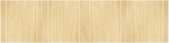 vidaXL Alfombra Rectangular Bamb&uacute; Color Natural Claro 100x400 Cm Vidaxl