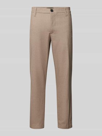 Gabba Stoffhose mit franz&ouml;sischen Eingrifftaschen Modell MONZA in Hellbraun, Gr&ouml;&szlig;e XXL