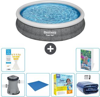 Bestway Piscina Bestway Fast Set Redonda - 366x76 Cm - 7-piezas S245