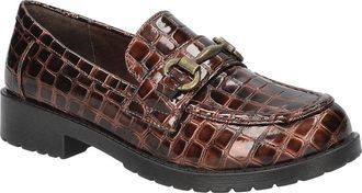 Easy Street Witney Loafer in Brown Croco at Nordstrom Rack, Size 7.5