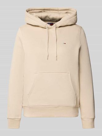 Tommy Jeans Regular Fit Hoodie aus Baumwoll-Mix in Sand, Gr&ouml;&szlig;e XL