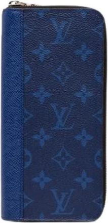 Louis Vuitton Pre-owned Zip-Around Portemonnee - Dames - Vintage Accessoires - Blauw - ONE Size - Vintage