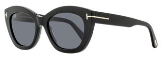 Tom Ford Womens Linda-02 Butterfly Sunglasses TF1285 01D Black 53mm