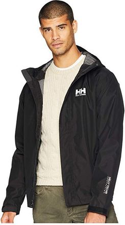 Helly Hansen Seven J Jacket Mens Jacket Black : 2XL, Polyester