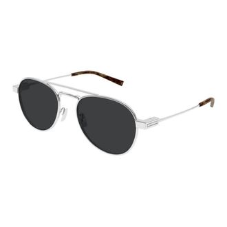 Saint Laurent Sunglasses, male, Gray, 54 MM, Aviator Sunglasses