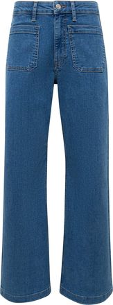 Mavi Weite Jeans MAVI Mavi Jeans Malibu Marine, Damen, Gr. 27, L&auml;nge 30, blau, Obermaterial: 86% Baumwolle CO. 12% Polyester PES. 2% Elasthan EL., Jeans We