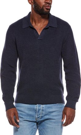 Madewell Shaker Stitch Polo Sweater