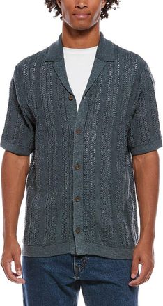 Vince Linen-Blend Cabana Shirt