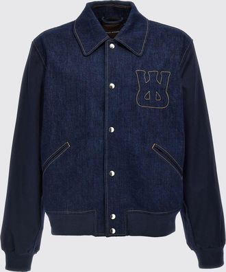 Wales Bonner Giacca di jeans con logo Wales Bonner