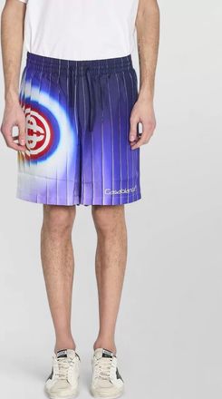 Casablanca silk printed deck shorts